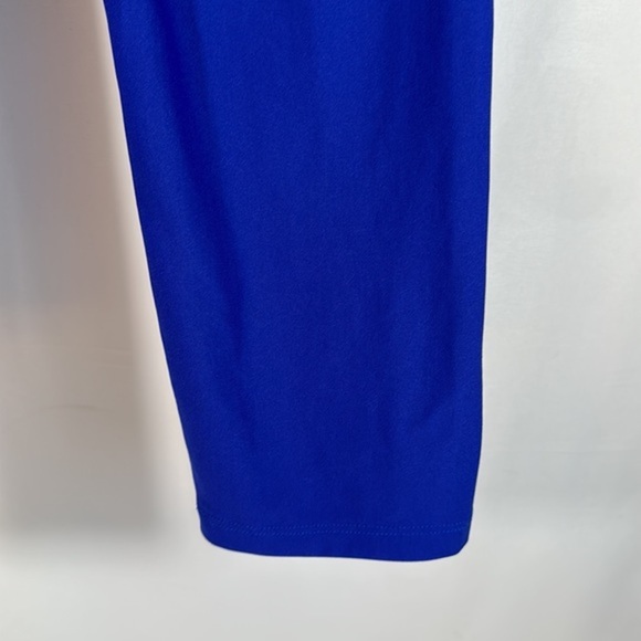 Under Armour Heatgear Blue Cropped Athletic Leggings - Picture 4 of 9